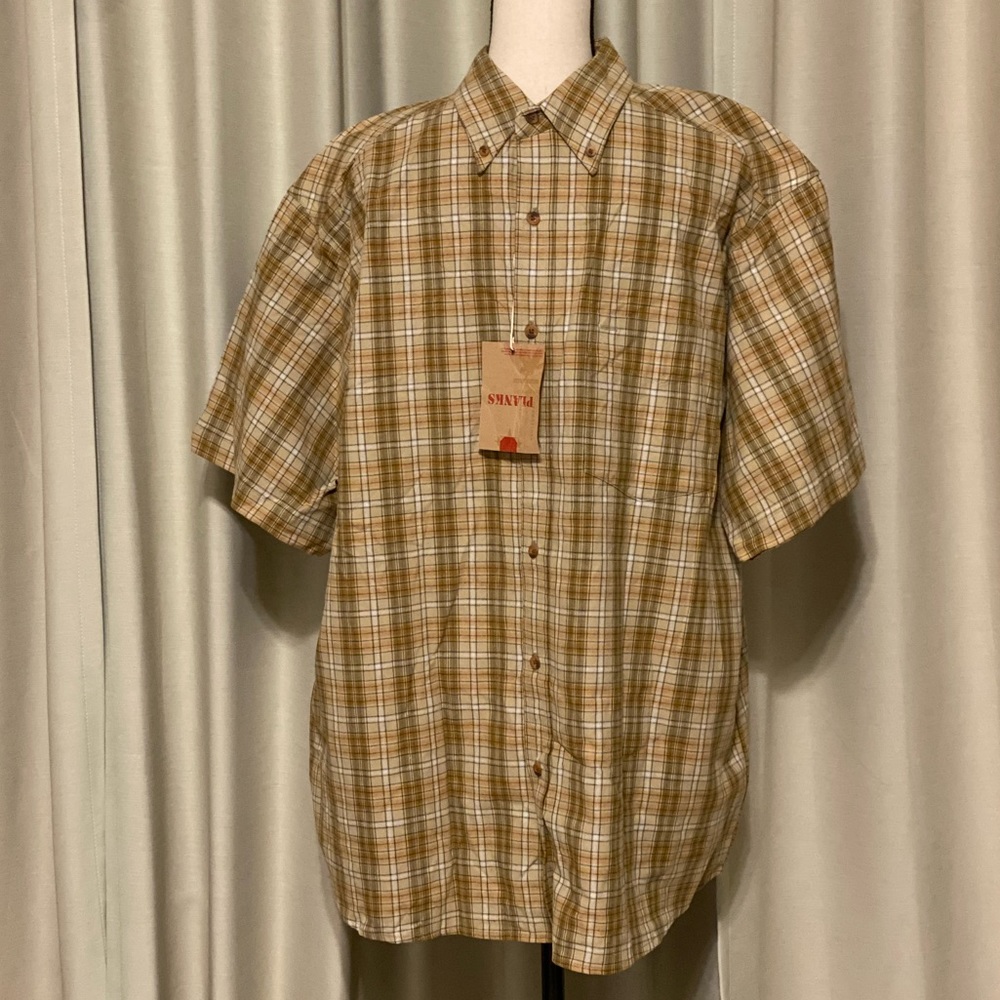 Plaid Casual Button-Down
